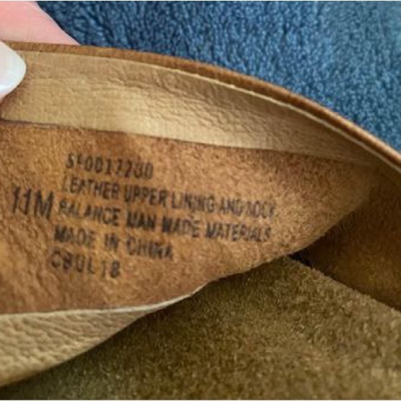 Sofft tan leather slides 11m - Picture 4 of 5